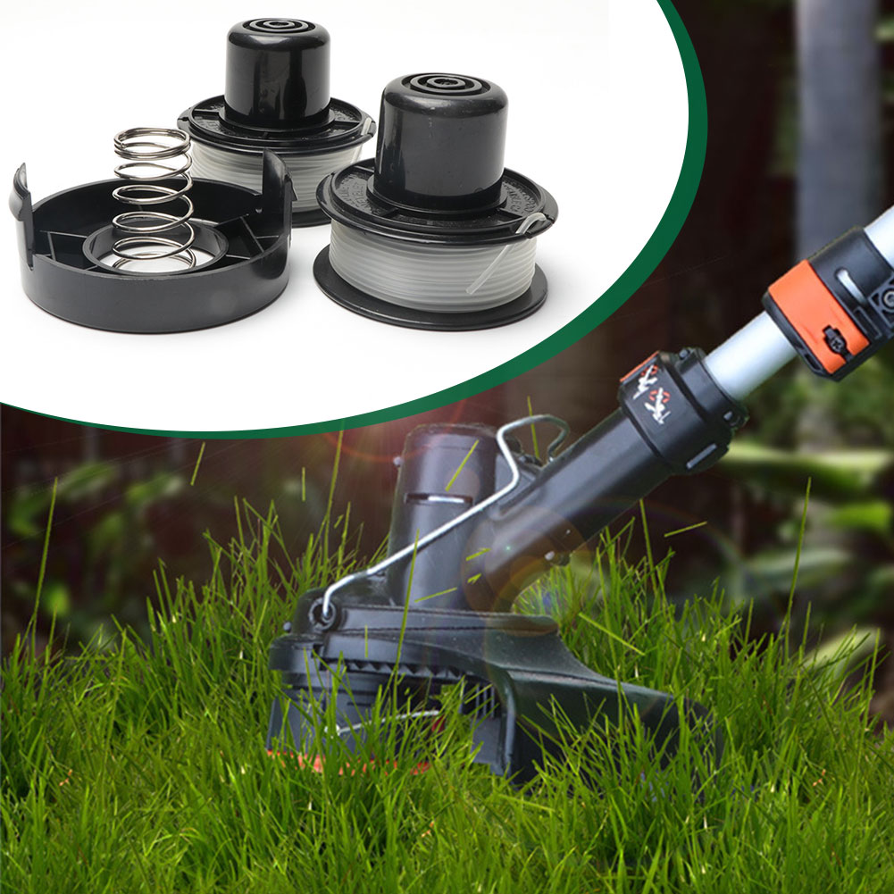 Tippet Line - Spulen- und Kappen-Set: 20ft Fadentrimmer-Ersatzspulen mit