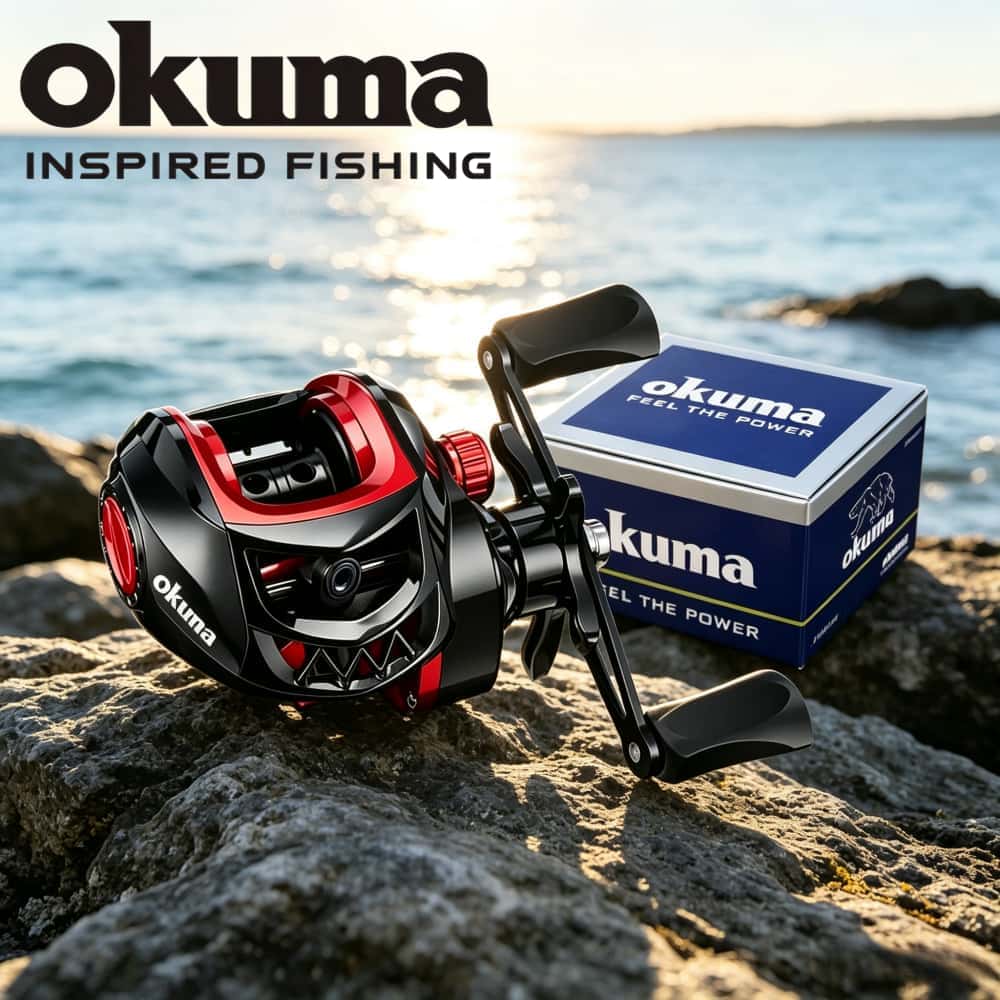 Abu Garcia Reel Max - Okuma Baitcasting-Angelrolle 7.2:1 Hochgeschwindigkeitsverhältnis 8kg Max.