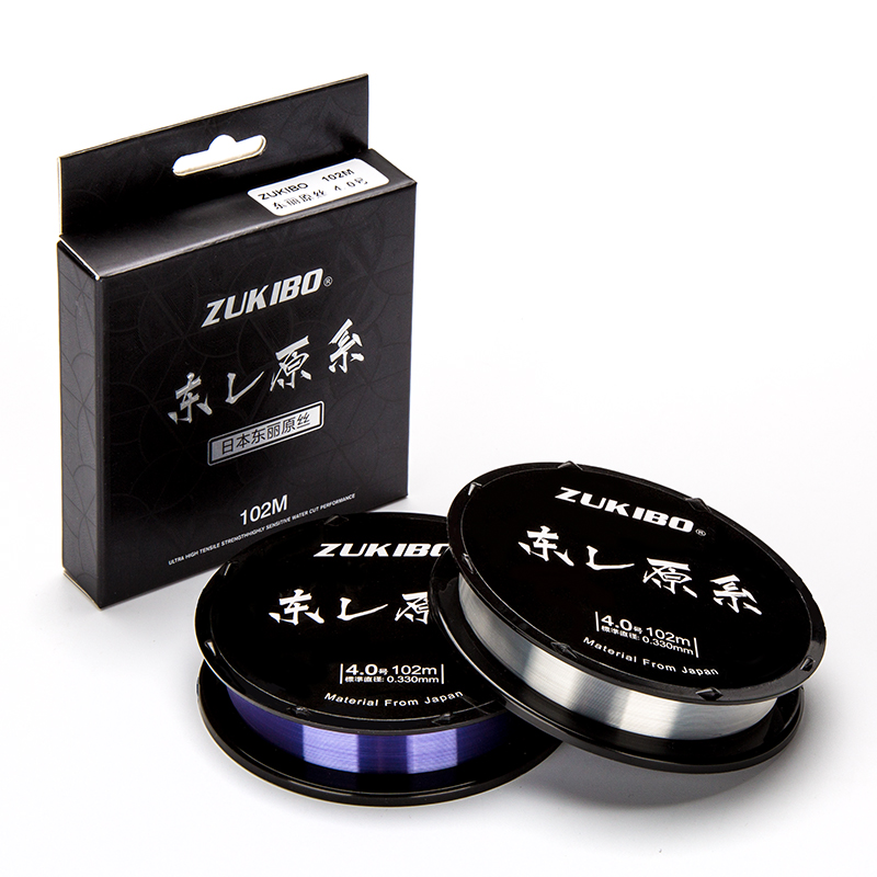 Copolymer Line - ZUKIBO Toray 102M Nylon Angelschnur Fluorkohlenstoffbeschichtet