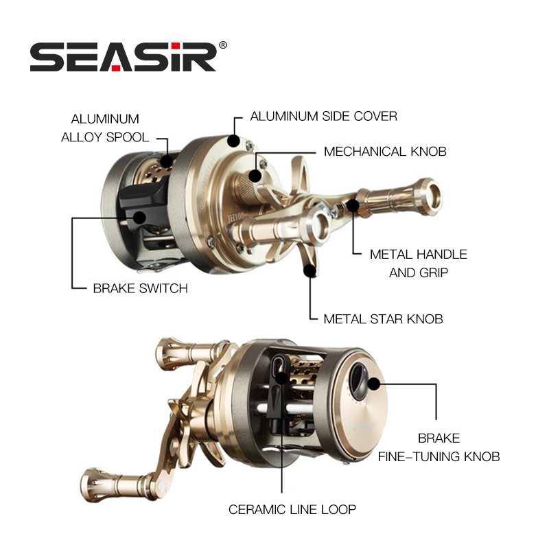 SEASIR JH All METAL Drum Baitc – Abu Garcia Reel Max Bewertung und Preis