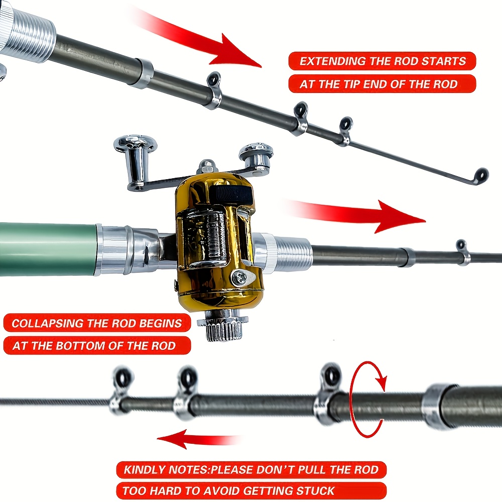 Taschen-Eis-Angelrute- und Rol – Fishing Line Spool Bewertung und Preis